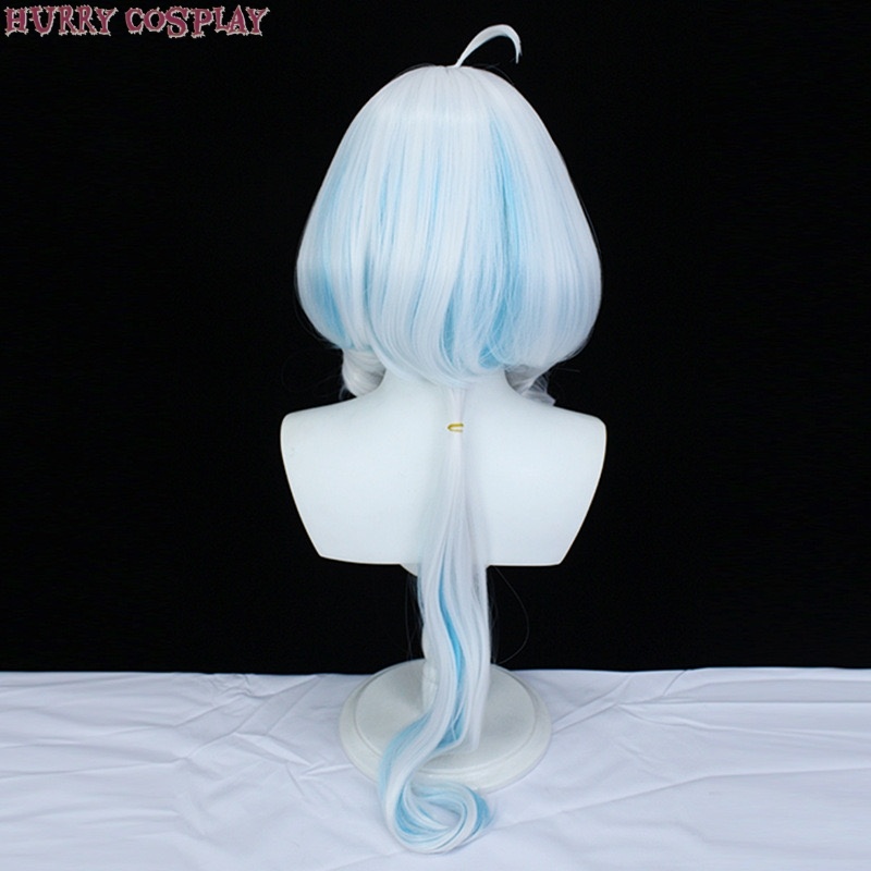 Game Cosplay,Genshin Impact,Wigs,Genshin Impact Water Goddess Funina Cosplay Costume - Wig